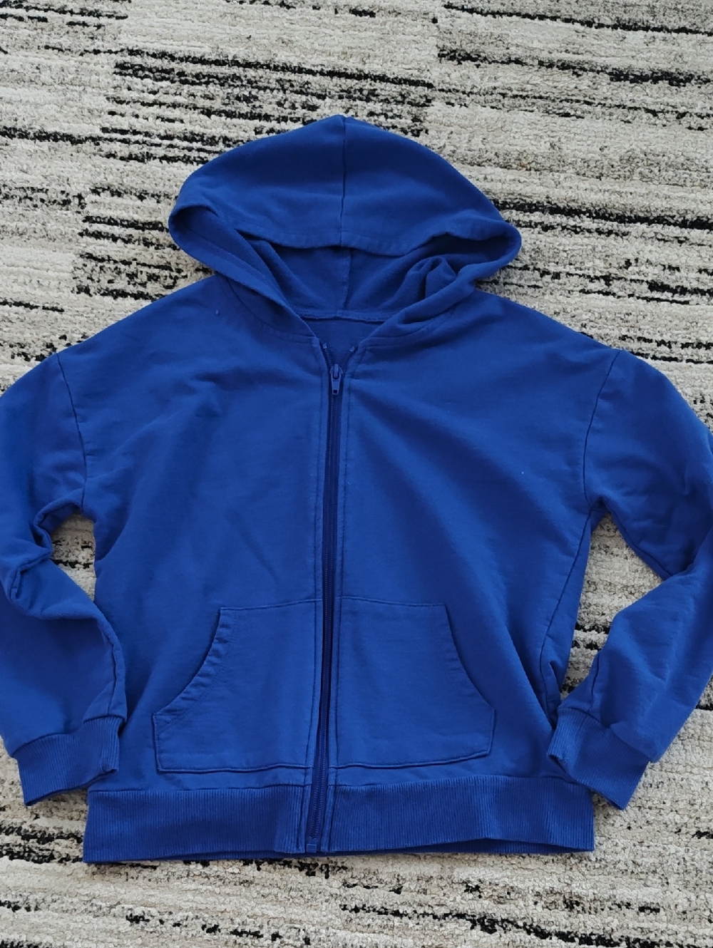 Kids Zip-Up Hoodie - Royal Blue